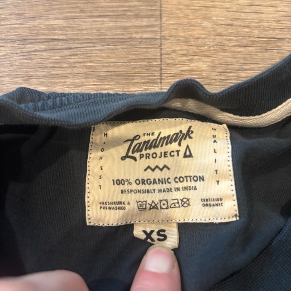 The Landmark Project National Parks Map Graphic T-Shirt Navy Blue Women’s XS - Picture 3 of 5